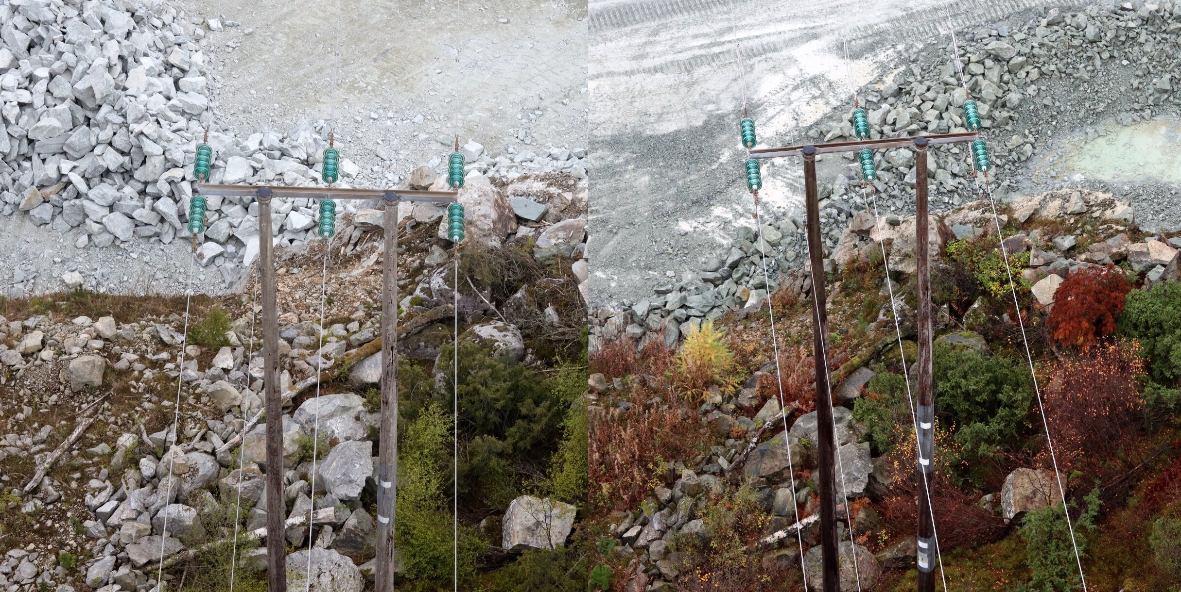 Then &amp; Now: These images were captured at the exact same location by KVS Technologies’ autonomous drones, five months apart.